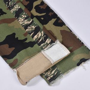 NOWOŚĆ 2024 Projektantki Camo Pants Kobiety Spodnie Cargo Sposób Sprężyny Lato Kamuflabe Spodnie Modne Patchwork Proste Spodnie Street Wear Hurtowe Ubrania 9767