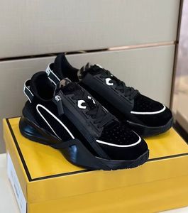 Top New designer casual shoes 2024 interlocking trainer sneaker Man Genuine Leather white black pink ecru Grey turquoise Suede luxury men's sneakers trainers box