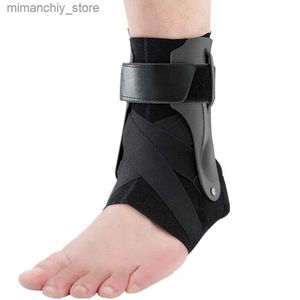 Ankle Support Ank Protector Sport Ank Support Brace Sprains Injury Wrap Foot Guard Elastic Achils Tendon Splint Strap Enkel Brace Soccer Q231124