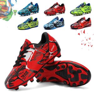 Sneakers Profesjonalne buty piłki nożnej Dzieci Długie kolce FG Buty piłkarskie na świeżym powietrzu Klasy trawy Turf Football Buty Boys Trening Buty piłkarskie 231123