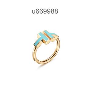 Anéis de banda Multi estilo T aberto ouro cristal diamantes marca mãe de pérola anel masculino mulheres unissex anéis de casamento para casais presente do dia dos namoradosBWQ4