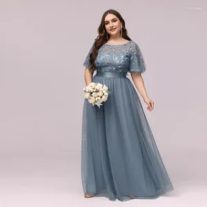 Plus -klänningar iCclek födelsedagsklänning för kvinnor lyx 2023 kväll elegant 7xl 8xl