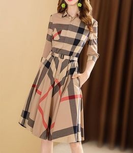 vintage plaid dresses for women designer summer dress women's clothing