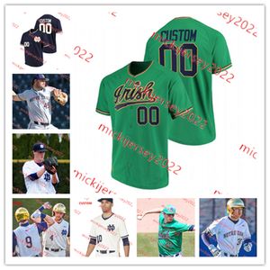 ND Jersey Baseball Tony Lindwedel Sammy Cooper Radek Birkholz Matt Bedford Carter Bosch Jack Findlay Custom costure