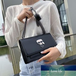 factory outlet High-end Cartoon Cross-body Bag Fashion Chain Single Shoulder Small Bags Lock Solid Color Versatile Underarm Bag