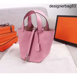 5a Real leather new shoulder bags bucket bag women shopping designer handbags high quality Cross Body with lock picotin