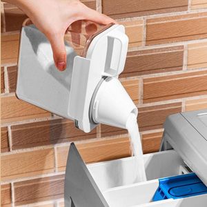 Vorratsflaschen Waschmittelspender Waschpulverbox mit großem Fassungsvermögen Gute Abdichtung Große Öffnung Luftdichte Aufbewahrung