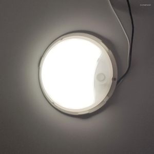 Taklampor 12V LED -veranda lampor/takkupolbelysning/pannkakeljus varm vit med switch ersätter glödande av husbilsmotorhem