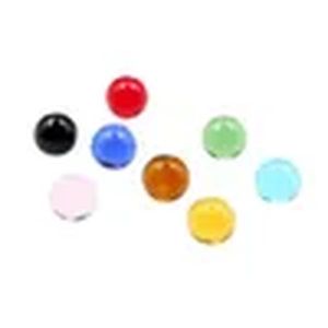 4mm 6mm 8mm 12mm Quartz Glass Terp Pearl Ball Hookah Insert With Red Blue Clear Top Pearls for Smoking Nail ZZ