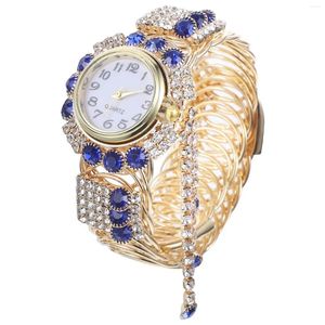 腕時計レディースブレスレットウォッチクォーツジュエリーデジタルファッション腕時計Zinc Alloy Lady Women's
