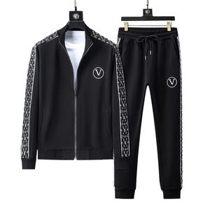 Novos Mens Tracksuits Designer Zipper Casacos Street Loose Suits Womens Designers Hoodies Jaquetas Calças Moda Sportswear Jogging Over Sweats