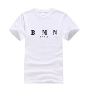 Męski designerski designerka T-koszulka Summer Krótki rękaw Czarne białe litery BB T-shirty Modna moda swobodny harajuku tops męskie odzież luźne ubranie męskie