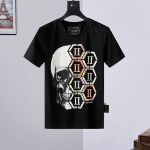 PLEIN BEAR T-SHIRT Herren Designer T-Shirts Markenkleidung Strass PP Totenkopf Herren T-SHIRT RUNDHALS SS SCHÄDEL MIT KRISTALLEN Hip Hop T-Shirt Top Tees 161230