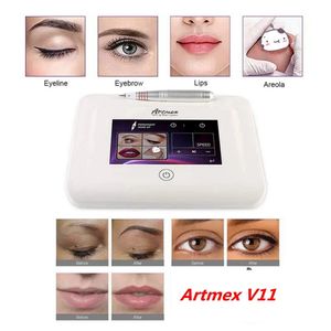 Máquinas de remoção de tatuagem 2023 Artmex V11 Pro Digital Sobrancelha Lip Machine Maquiagem Permanente Microneedle Therapy MTS PMU System 231123