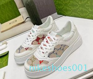 Screener Sneakers Tasarımcı Erkek Kadın Eğitmenler Yeşil Kırmızı Stripe Sneaker Klasik Sıkıntılı Kirli Ayakkabı Moda Vintage