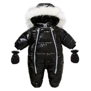 Clothing Sets Infant Baby Girl Boy Winter Cute Coat Snowsuit Toddler Jacket Clothes Zipper Jumpsuit Hooded Snow Wear 231123