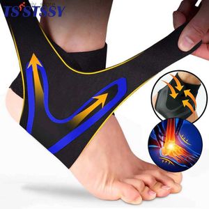 Knöchelstütze 1 Stücke Sport Kompression Ank Support Brace Ank Stabilisator Sehne Schmerzen Reli Strap Fuß Verstauchung Verletzung Wraps Basketball Laufen Q231124