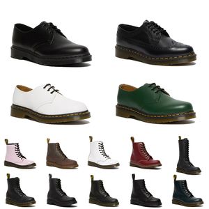 Stivaletti firmati da donna OG doc martins di alta qualità Stivaletti AirWair Platform Stivaletti martin alti doc martens Jadon Pelle liscia Nappa Stivaletti classici da donna Scarpe basse basse