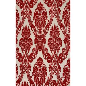 Wallpapers Light Gold With Red Color Flock Wallpaper 3D Threensional Suede Veet Thick Luxury Home Docor Wall Ering234R9722901 Drop Del Dh7Vc