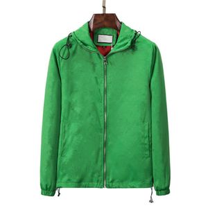 Designer Mens Zippy Jaquetas G Carta Impressão Casacos À Prova de Vento Marca de Luxo Casaco Com Capuz Verde Ao Ar Livre Casual Jaquetas Esportivas Designer de Luxo Masculino Tops Roupas