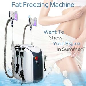 Macchina dimagrante Cryolipolysis 2 Cryo Handles Funziona contemporaneamente Macchina per criolipolisi laser Lipo cavitazione