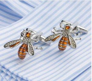 Vagula New Moticel Bee Cuff Links Men French Shirt Cufflinks Creative Brass Gemelos 3963800576