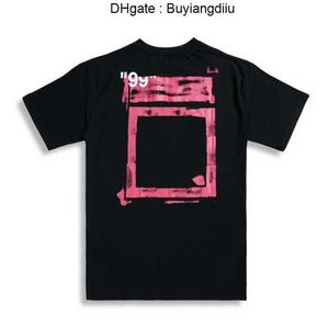 OFFS Classics Lüks Erkek Tişört Tasarımcı Marka Tişörtleri Gündelik Yaz Tops Tees Kadınlar Arrow X Baskı T-Shirt Çiftleri Spor Tshirts Hip Hop Kısa Kol YQ0Q