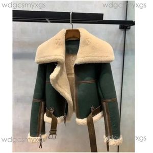 Doudoune Motorcycle PU Coat Wool Outdoor Bomber coach Jacket Printed Fall Clothes for Women Autumn and Blazers Woman Winter