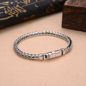 Очарование браслетов HX Retro Fashion Hand Woven Bolt Bolt Bracelet Браслет