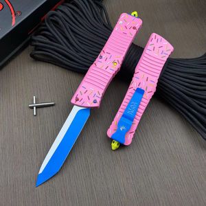 Nuovo EDC OUT Lama esterna anteriore Coltello tattico da combattimento Utilità da campeggio Escursionismo Rosa UT-A11 5370 537 Coltelli Coltelli da tasca Strumenti