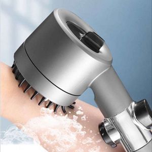 New High Pressure Handheld Shower Head with Filters 3 Spray Mode Detachable Spray Gun Mode with Head Body Massager Shampoo Brush