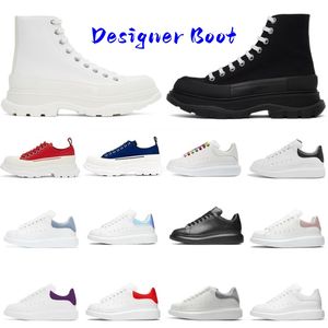 Designer-Schuhe für Damen, Tread Slick Boots, Plateau-Sneaker, Stiefeletten, dreifach, schwarz, weiß, Segeltuch, blau, Magnolie, Segeltuch, Luxus-Damen-Schnür-Outdoor-Sneaker-Trainer