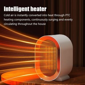 Other Home Garden Portable Electric Fan Heater1200W For Home Destop Office Living Room Bedroom PTC Ceramic Rapid Heating Winter Air Blower Warmer 231123