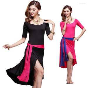 Scene Wear Women Belly Dance Costume Latin Oriental Dancing Clothing for Performance Kirt Set m Size