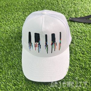 Nakış Tasarımcı Şapkası Kadın Beyzbol Kapağı Şık Net Seyahat Casquette Hediye Mektubu Tatil Taşınabilir Benzersiz Örgü Kişisellik Kamyoner Kaplar Spor PJ032 F23