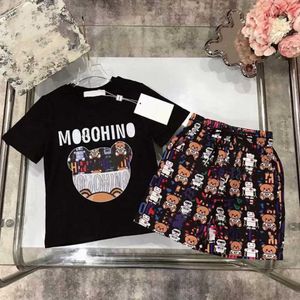 Roupas definem novo estilo infantil para meninos de verão e meninas terno esportivo bebê bebê roupas de manga curta