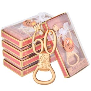 Flaschenöffner zum 60-Jährigen, Geburtstagsgeschenk, Party-Geschenk, Roségold-Motiv, Figur 60 Flaschenöffner