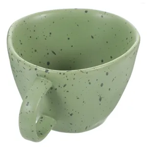 Zestawy naczyń stołowych kubek do kawy śniadanie ceramiczne latte dekoracyjne filiżanki wody z uchwytem ceramika kubek biurowy szklanki herbaty