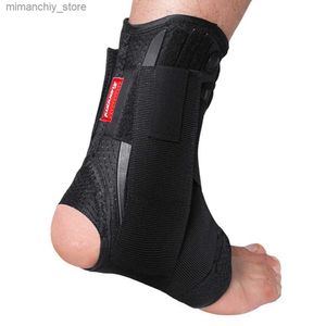 Knöchelstütze Kuangmi Ank Support Brace Sports Fußstabilisator Orthese Adjustab Ank Straps Pad Breathab Football Ank Socke Protector Q231124