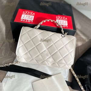 Classic Flap Woc Women Mini Crossbody Bag Diamond Lattice Quilted Luxury Handbag Shopping Travel Coin Purse Trend Card Holder Fanny Pack Key Pouch Pochette 19x12CM