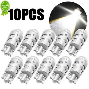 10pcs araba motosiklet t10 2 LED 3030 sinyal lambası ışığı çok renkli okuma iç lambalar plaka plaka lambası araba aksesuarları