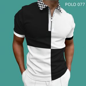 Polo da uomo Estate Uomo Abbigliamento oversize Urbano Streetwear Moda Luxury Brand Golf T Shirt Risvolto Casual Top Uomo Polo S-4XL 230424
