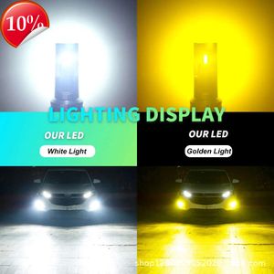 Nuova lampada fendinebbia a led per automobili 9005 9006 H7 H8 H9 H11 5202 Evidenzia fendinebbia anteriore luce gialla luce bianca colore blu ghiaccio colore verde