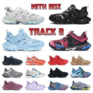 Lyxkvalitet Lyxvarumärke 3 3.0 Herrklänningskor Kvinna Sneakers All Black Tess.S. Balencaigas Shoes Track Runners Daddy farfar designer klackar kvinnor tranenrs