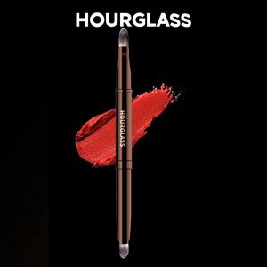 Makeup Brushes Hourglass Makeup Brush -16th Scalable Double sided Lip Brush Soft Fiber Hair Fashion Design Single Lip Brush 231124