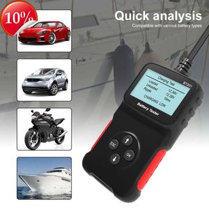 New Car Battery Tester Detector Universal 12V Multi-Function Cranking Charging Circut Test Support 6 Languages BT201 100-2000 CCA