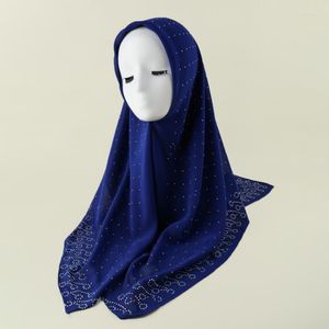 Ubranie etniczne Eid Kobiety muzułmański hidżab kwadratowy szalik z krą Niedokrotnie Islam Arabski szyfonowy turban żeńska chusta na głowę nakrycia głowy 105 105 cm