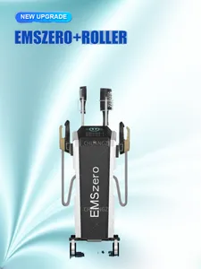 EMSZERO Plus Roller Equipment 4 Maniglie Booster muscolare per la decomposizione del grasso DLS-EMSlim 14 Tesla RF Dimagrimento verticale