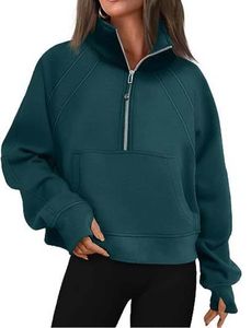 Womens Half Zip Sweatshirts Designer Hoodies Hoodie Designer Sweater Workout Sport Coat Fiess Activewear Sweatshirt Sports Gym Clothes Jacket