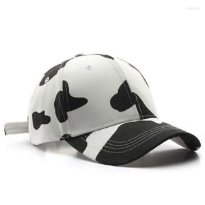 Berretti da baseball Berretto da baseball Snapback Streetwear HipHop Sport Cotton Cow Stripe Stampa Casual Visiera parasole Cappello da camionista Retro Bone Dropshiping